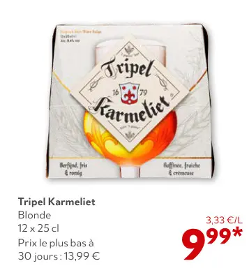 Offre: Tripel Karmeliet