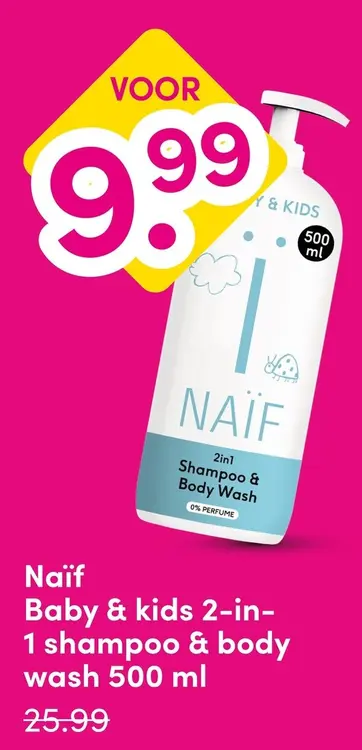 Aanbieding: Baby & kids 2-in-1 shampoo & body wash