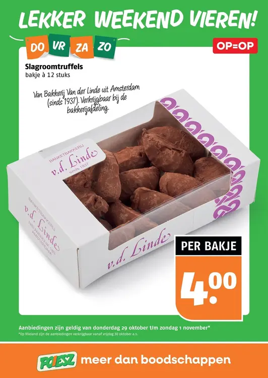 Aanbieding: Slagroomtruffels