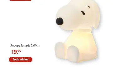 Aanbieding: lampje Snoopy Love