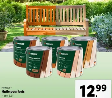 Offre: Huile pour bois