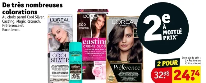 Offre: Cool Silver, Casting, Magic Retouch, Préférence