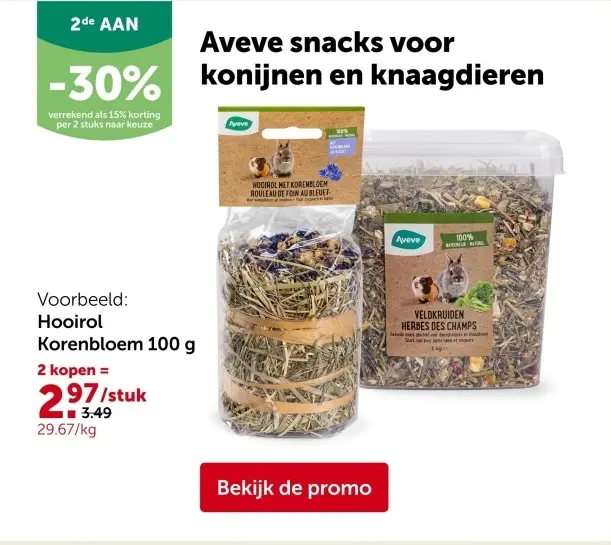 Promotie: Hooirol Korenbloem