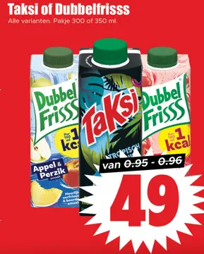 Aanbieding: Dubbel Frisss Taksi
