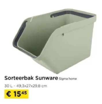 Aanbieding: Sorteerbak Sunware