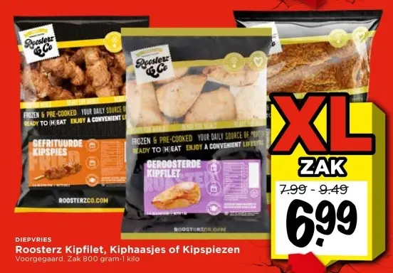 Aanbieding: Kipfilet, Kiphaasjes of Kipspiezen