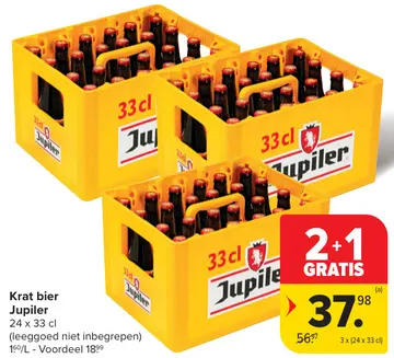 Aanbieding: Krat bier Jupiler