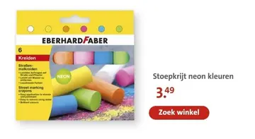 Aanbieding: Stoepkrijt neon kleuren