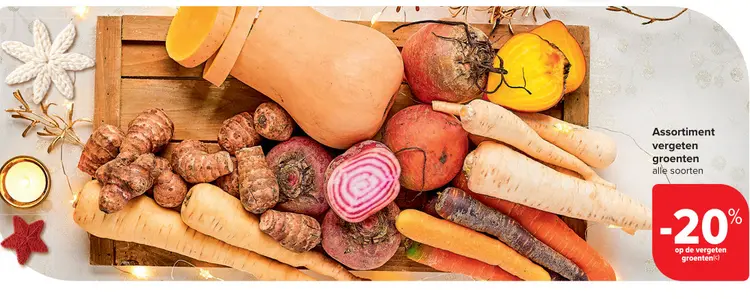 Promotie: Assortiment vergeten groenten
