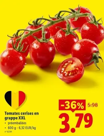 Offre: Tomates cerises en grappe XXL