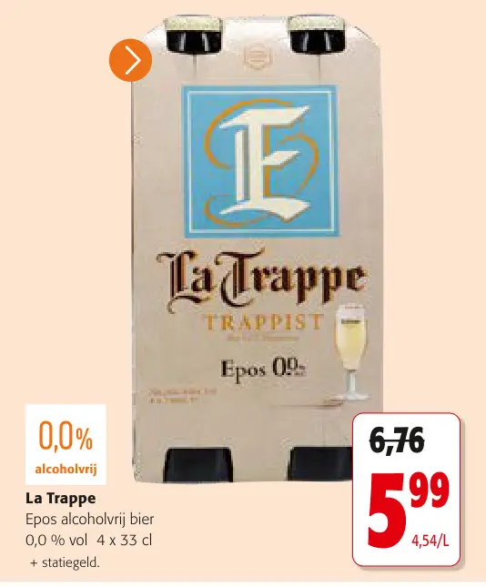 Promotie: Epos alcoholvrij bier