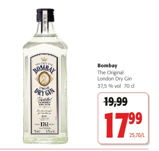 Promotie: The Original London Dry Gin