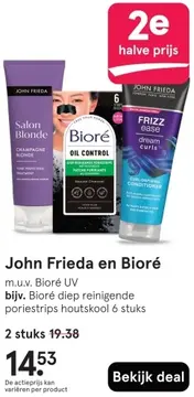 Aanbieding: John Frieda en Bioré