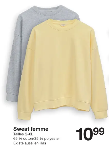 Offre: Sweat femme