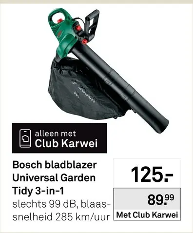 Aanbieding: Bladblazer Universal Garden Tidy 3-in-1