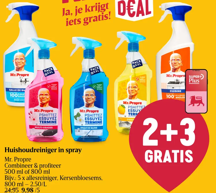 Promotie: Huishoudreiniger in spray
