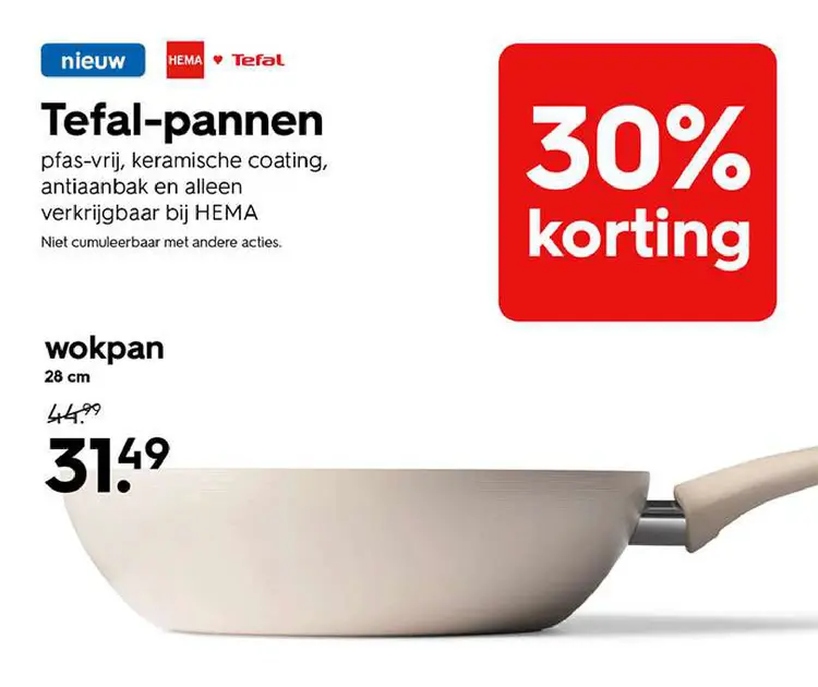 Promotie: Wokpan 28 cm