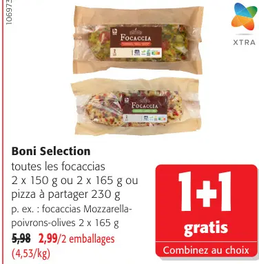 Offre: Focaccias