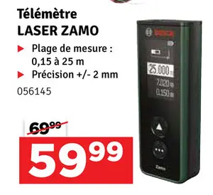 Offre: Télémètre LASER ZAMO