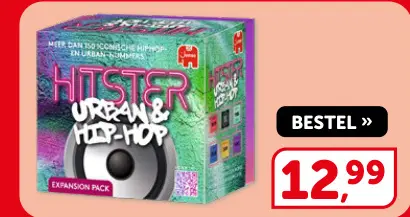 Promotie: Hitster urban & hip-hop expansion pack