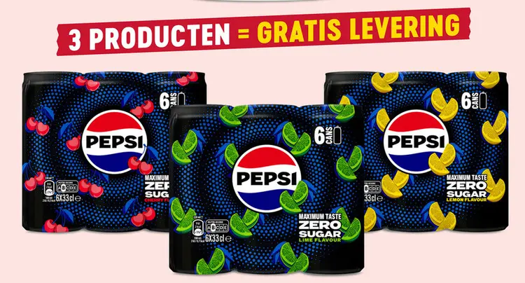 Promotie: Cola | Zero | Lemon | Sleek Can