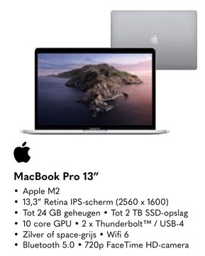 Aanbieding: MacBook Pro 13"