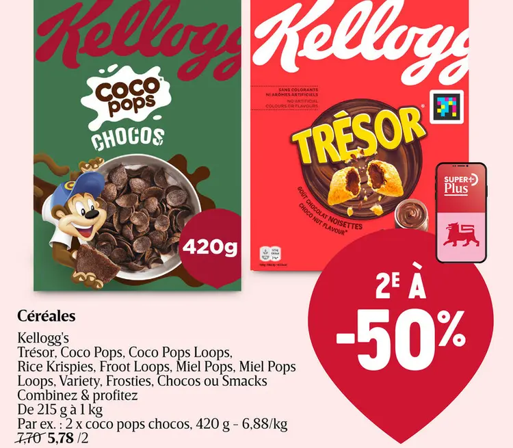 Offre: Kellogg's Céréales