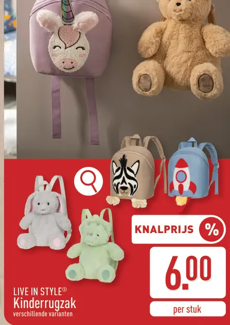 Promotie: Kinderrugzak