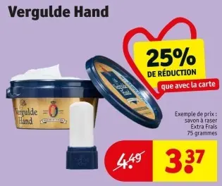 Offre: Vergulde hand