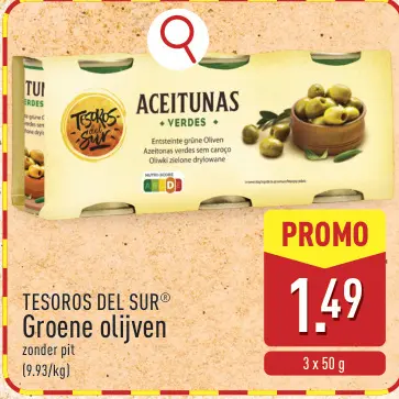 Promotie: Groene olijven