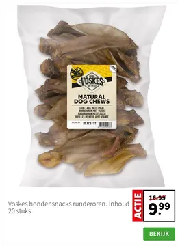 Aanbieding: Voskes hondensnacks runderoren