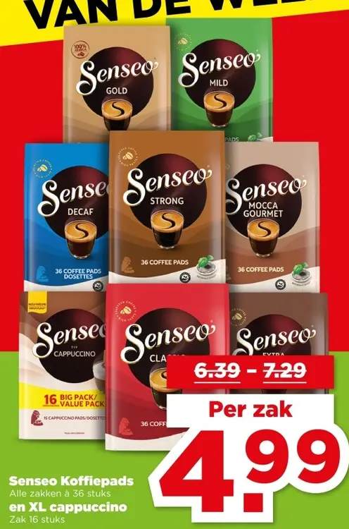 Senseo Koffiepads en XL cappucino