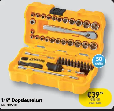 Promotie: Dopsleutelset