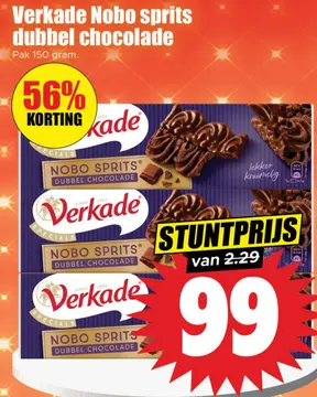 Aanbieding: Verkade Nobo sprits