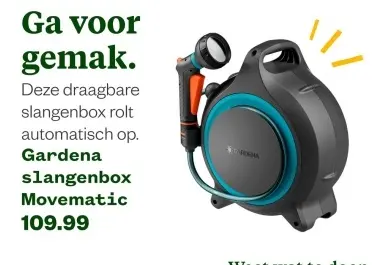 Aanbieding: Gardena slangenbox Movematic