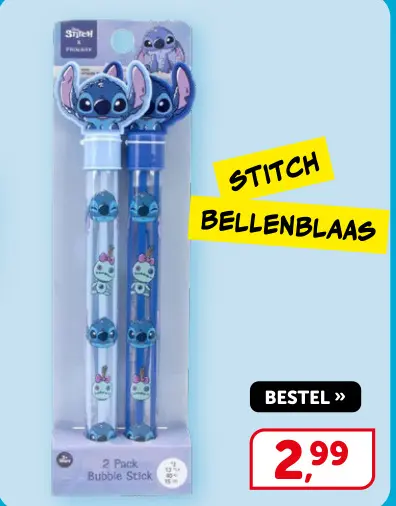 Promotie: Stitch Bellenblaas