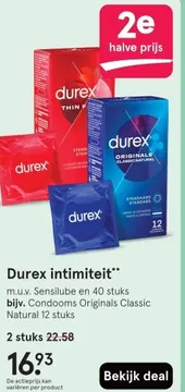 Aanbieding: Durex intimiteit