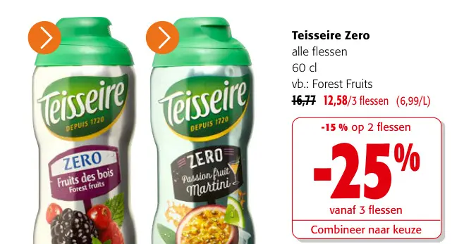 Promotie: Teisseire Zero