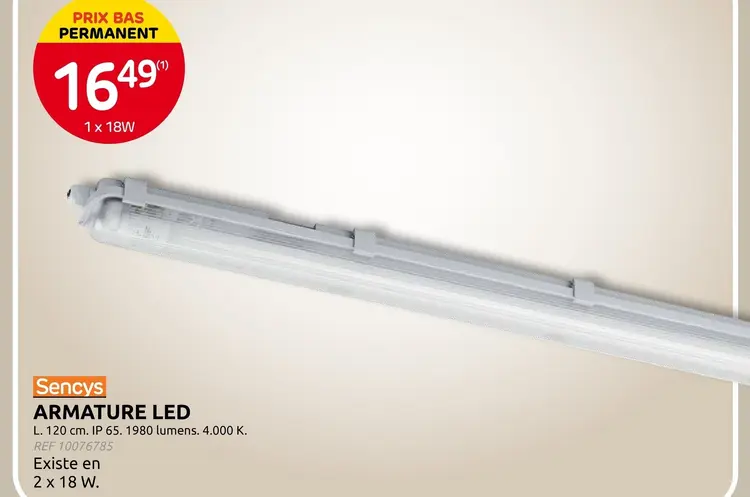 Offre: Armature led