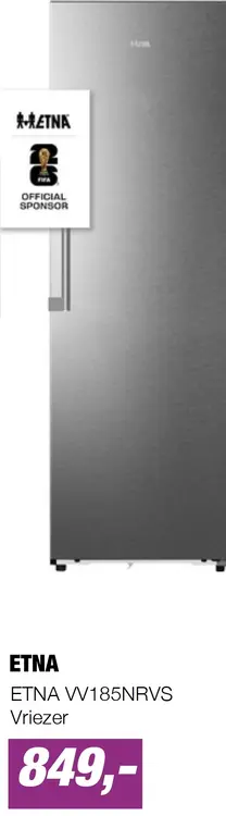 Aanbieding: ETNA VV185NRVS Vriezer
