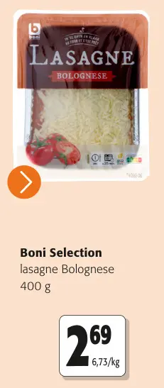 Offre: lasagne Bolognese