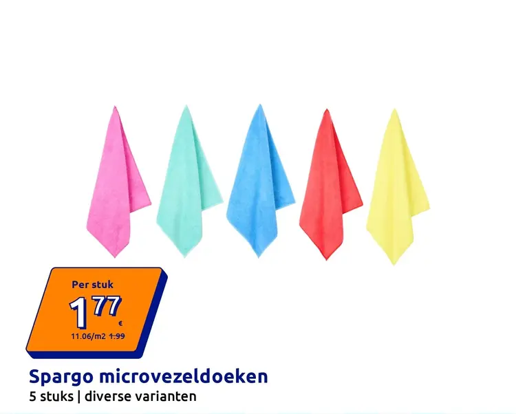 Promotie: Spargo microvezeldoeken