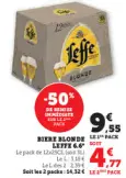 Offre: BIERE BLONDE LEFFE