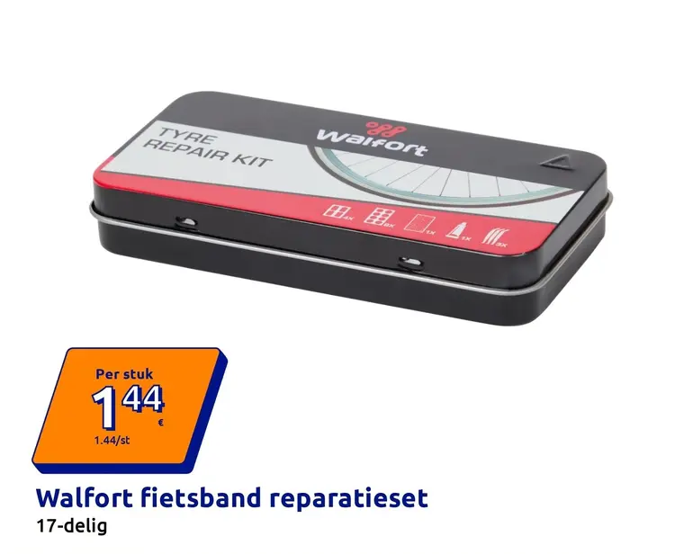 Aanbieding: Walfort fietsband reparatieset