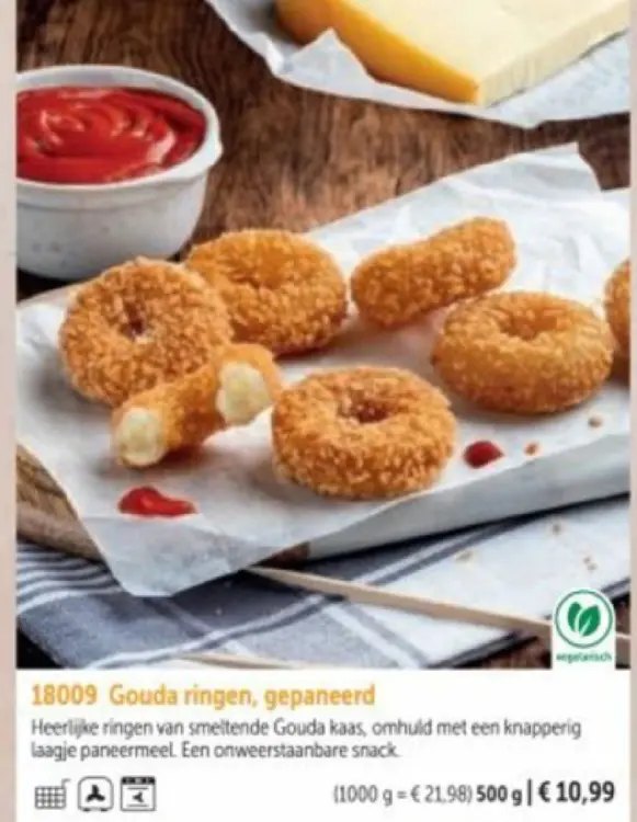 Promotie: Gouda ringen, gepaneerd