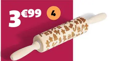 Offre: Rouleau à pâtisserie décoratif