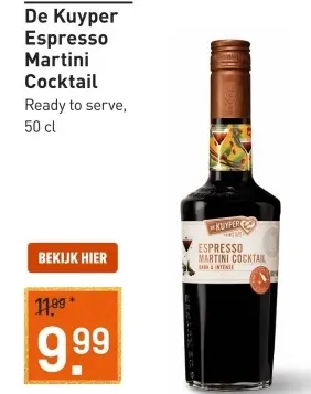Aanbieding: Espresso Martini Cocktail