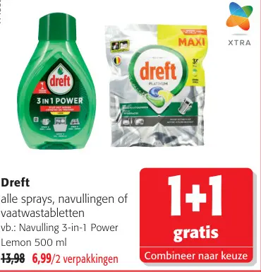 Promotie: Alle sprays, navullingen of vaatwastabletten