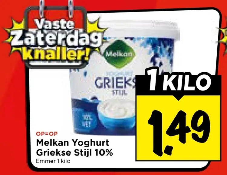 Aanbieding: Yoghurt Griekse Stijl 10%