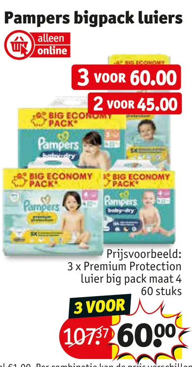 Promotie: Pampers bigpack luiers